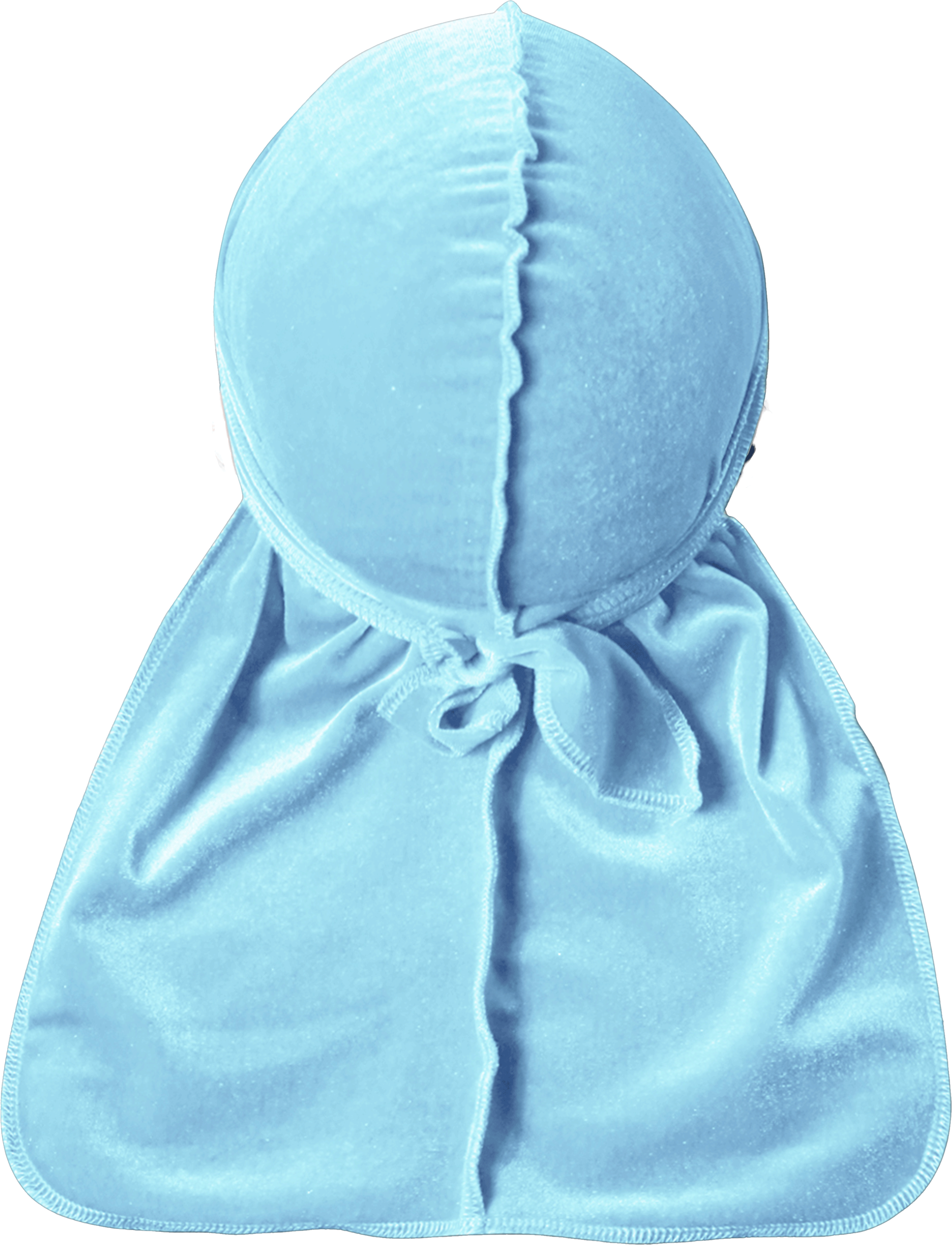 Premium Baby Blue Velvet Durag