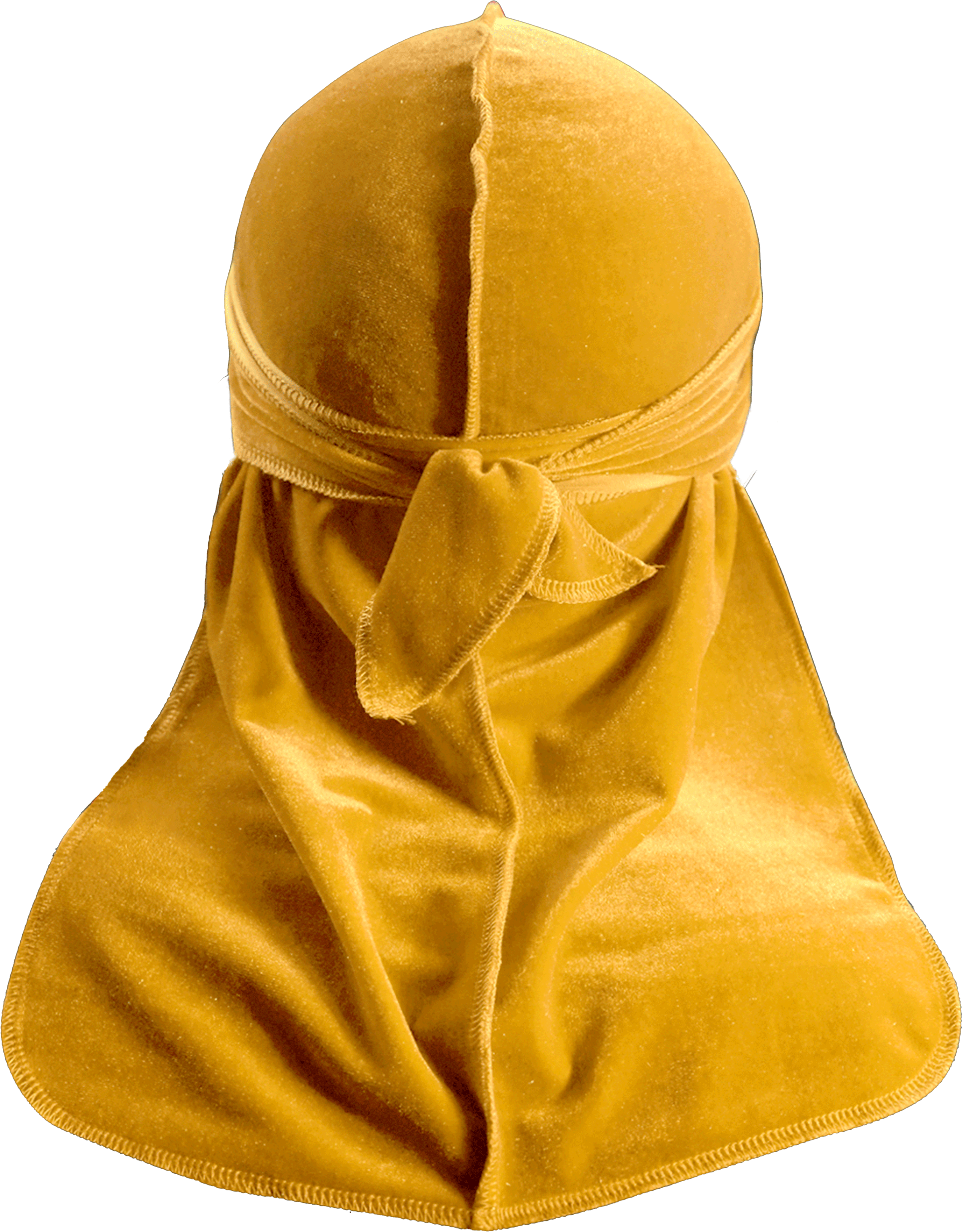 Premium Canary Yellow Velvet Durag
