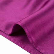 Premium Magenta Purple Silk Durag fabric close-up showing Magenta Purple silky satin texture and stitching detail