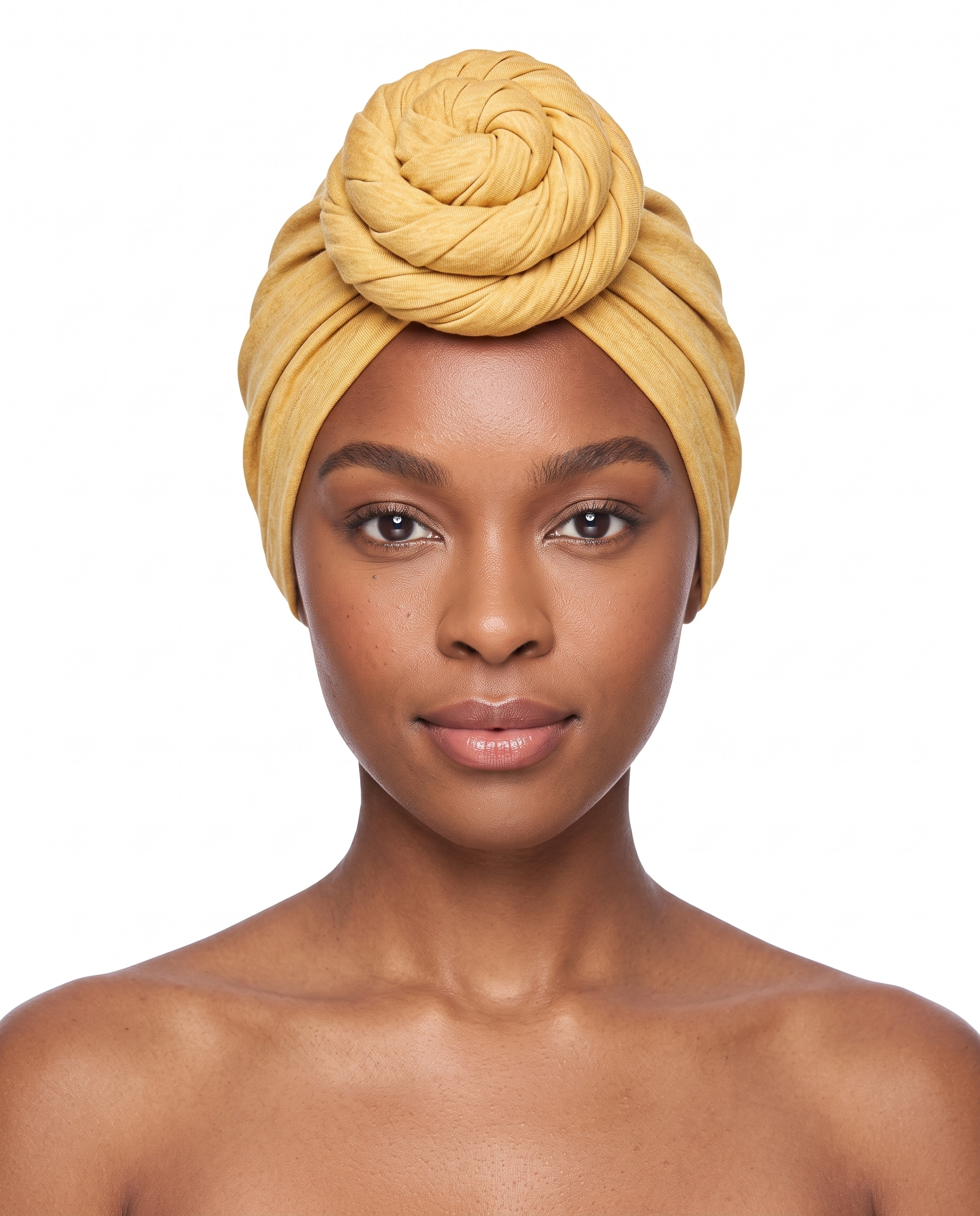 Gold Knot Pro Women's Headwrap on model - JagRags