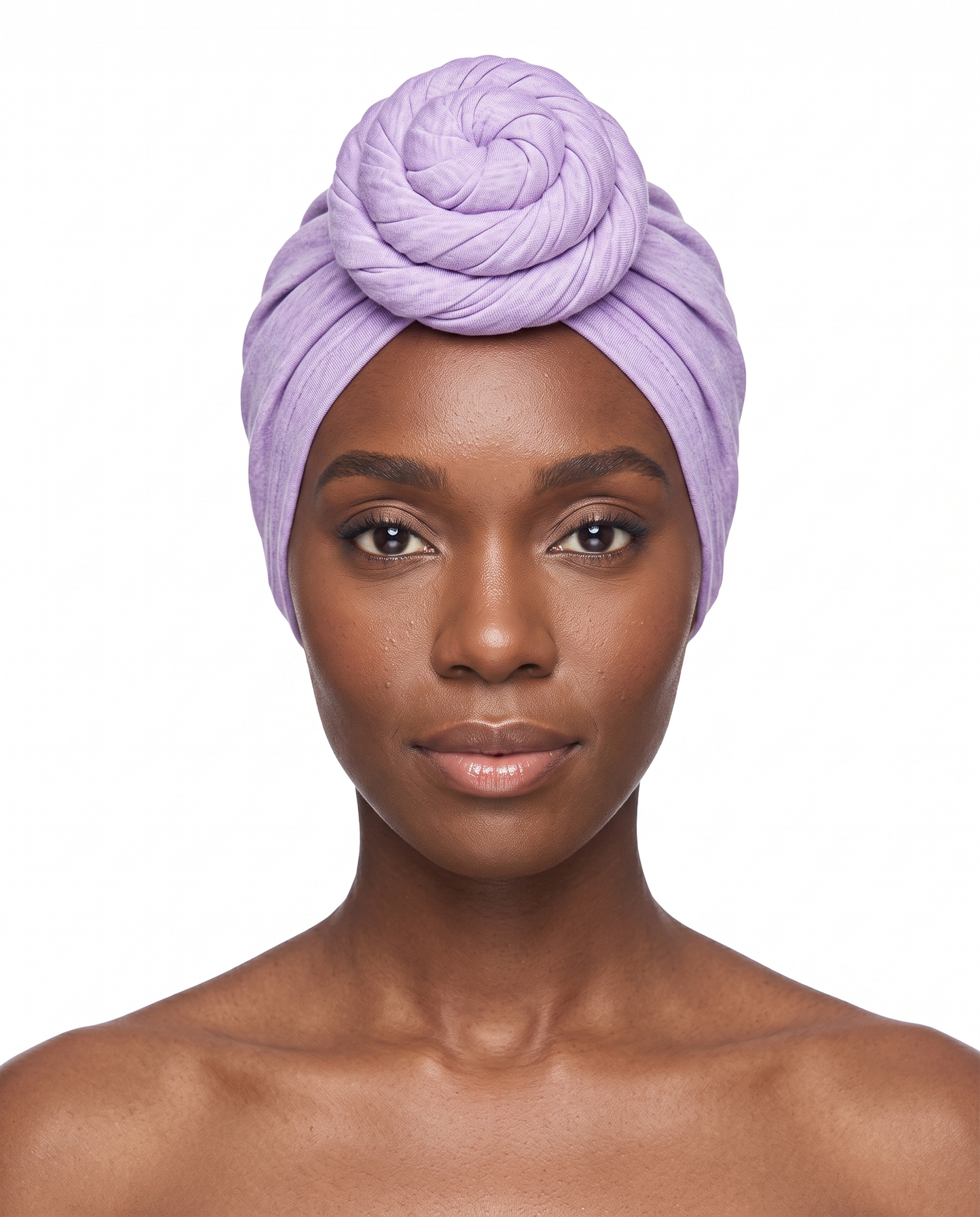 Lilac Knot Pro Women's Headwrap on model - JagRags