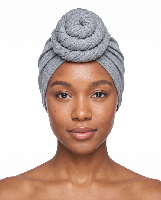 Silver Knot Pro Women's Headwrap on model - JagRags