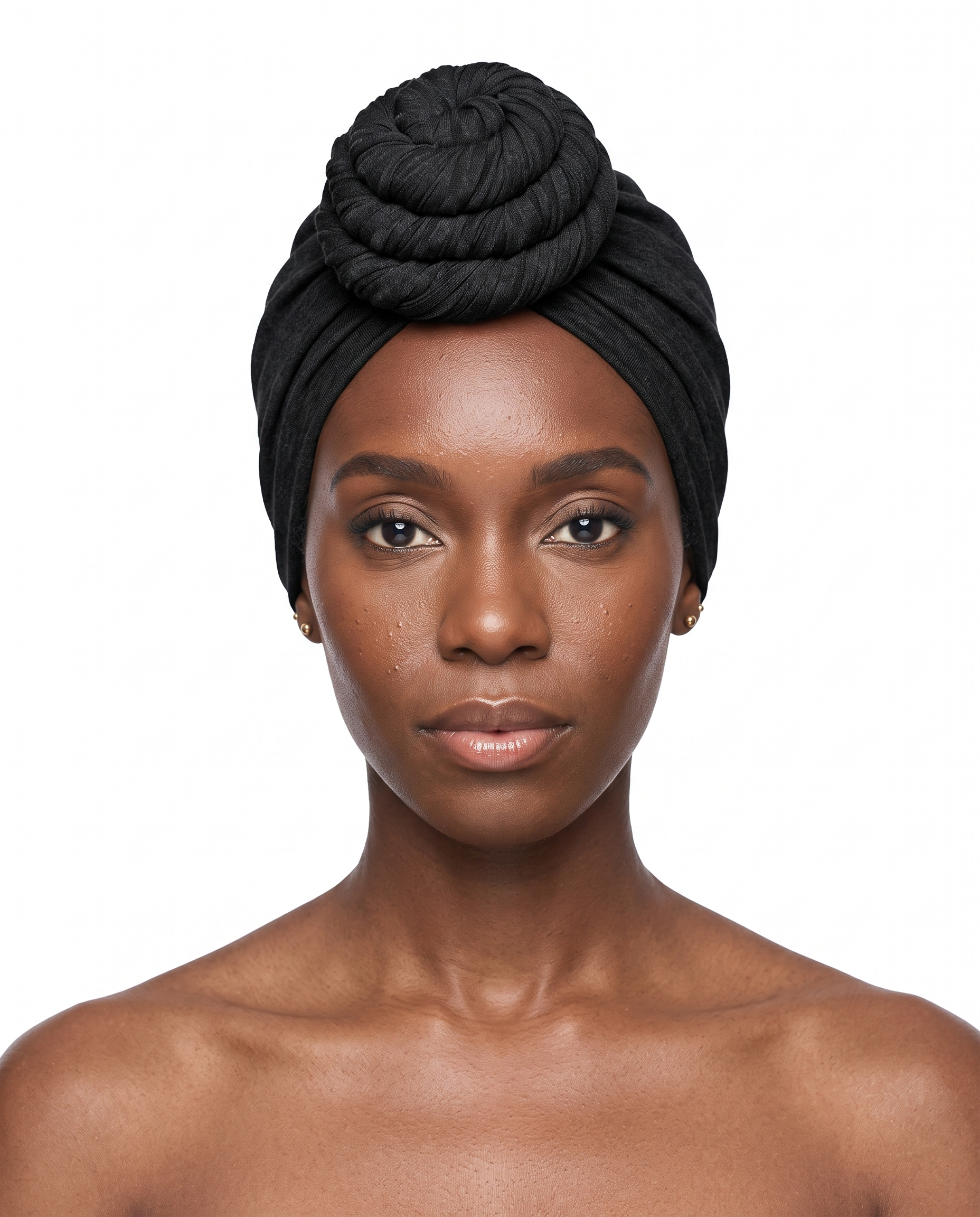 Black Knot Pro Women's Headwrap on model - JagRags