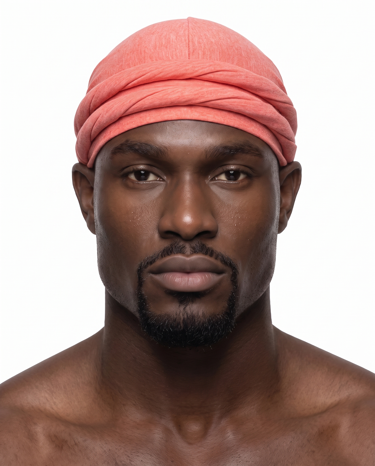 Coral men's halo turban