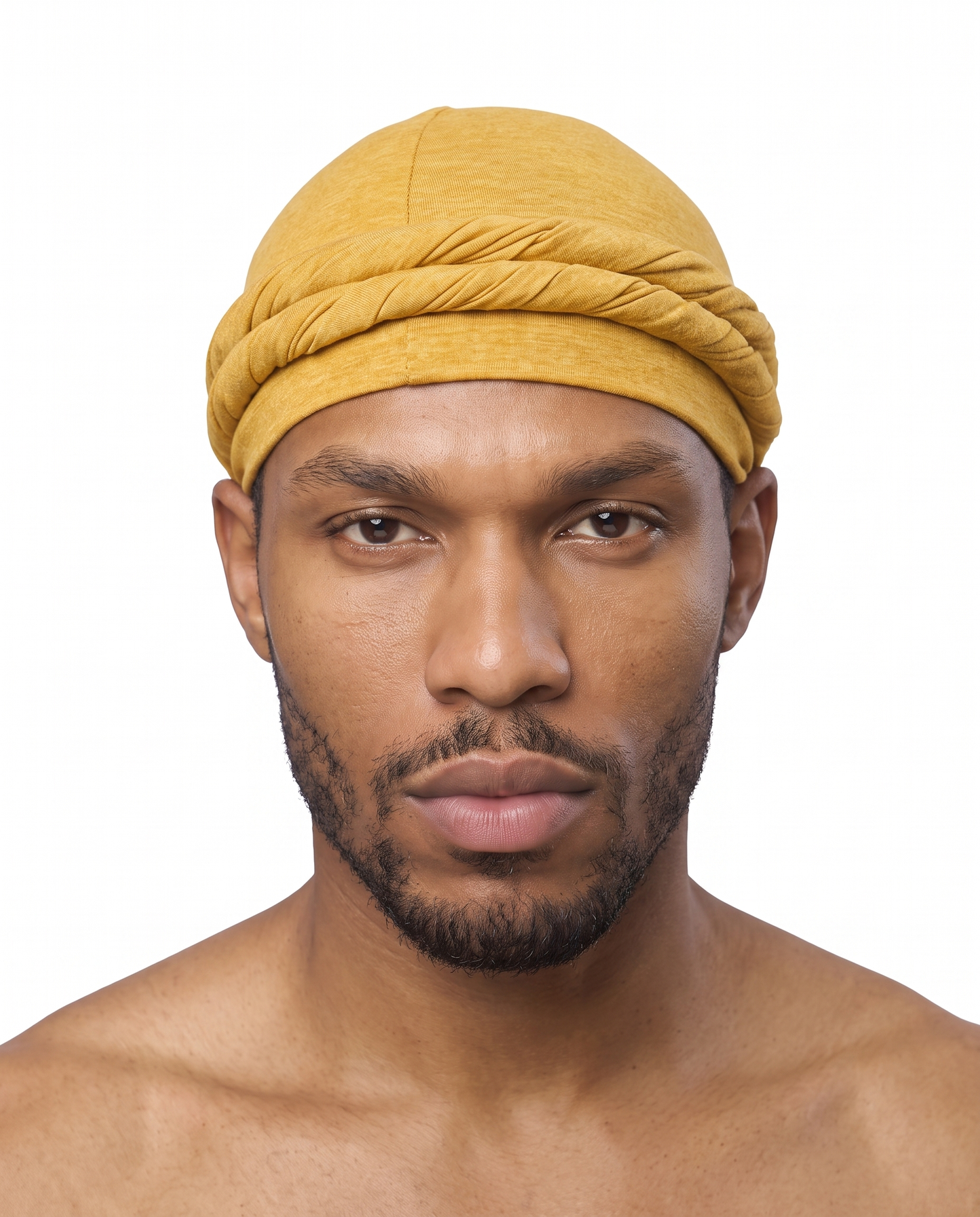 Gold men's halo turban