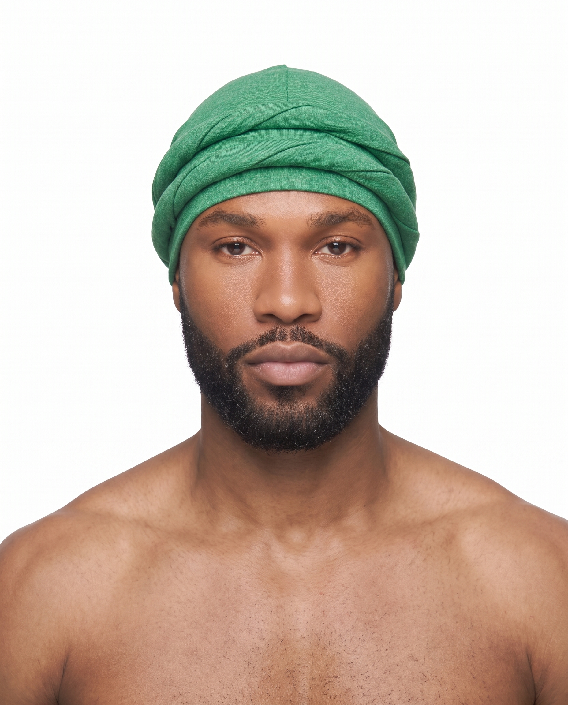 Kelly Green men's halo turban