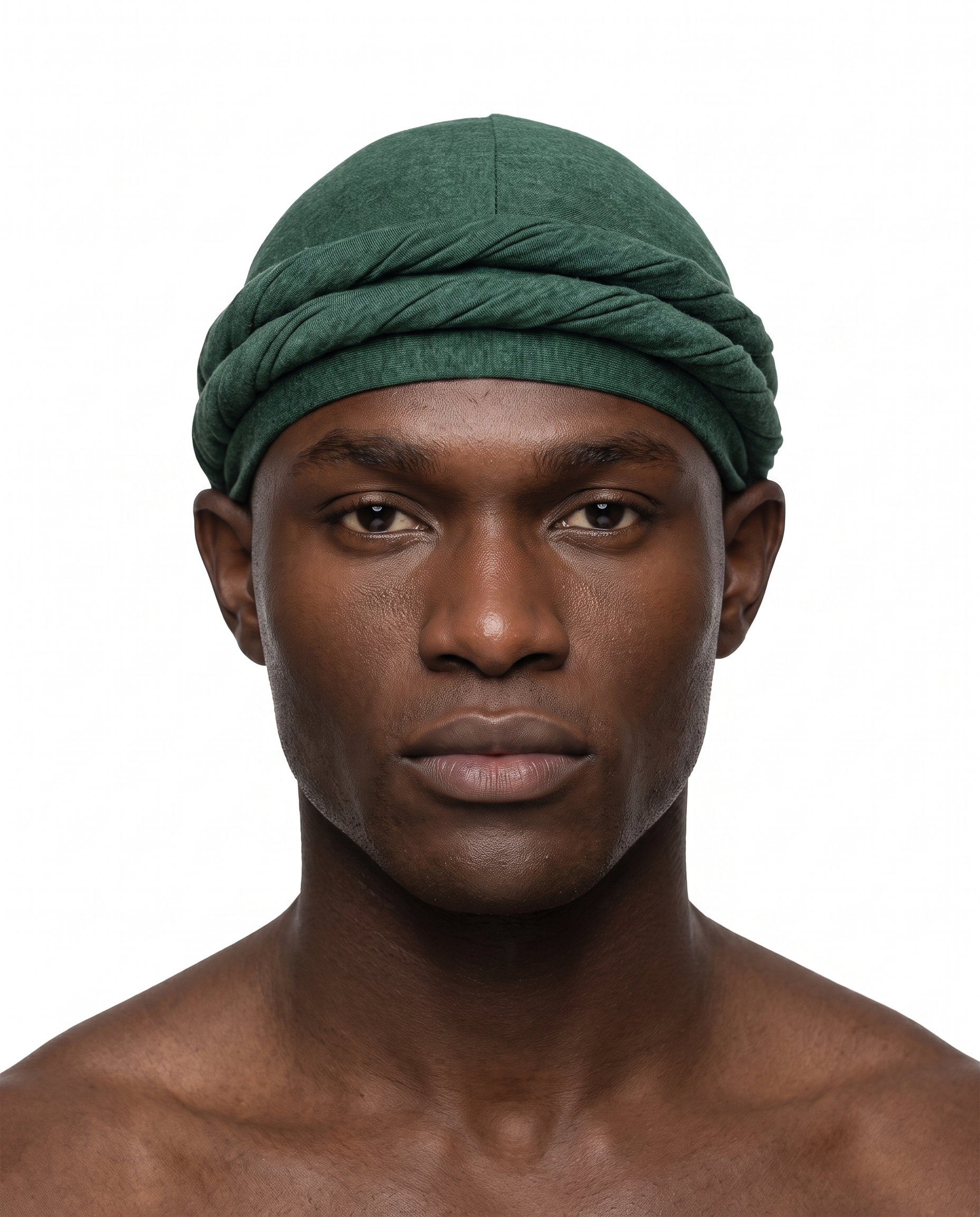 Forest Green men's halo turban