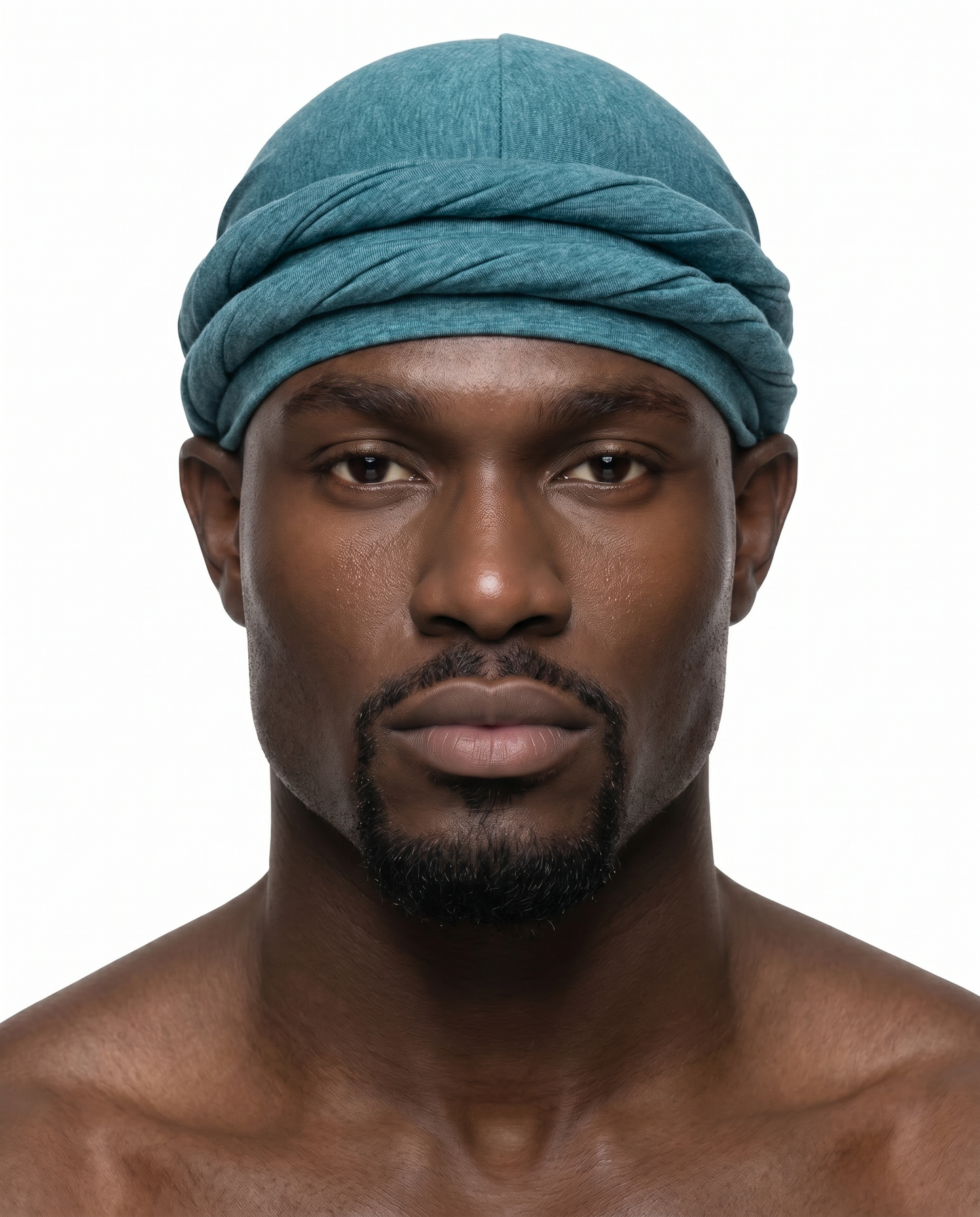 Teal men's halo turban