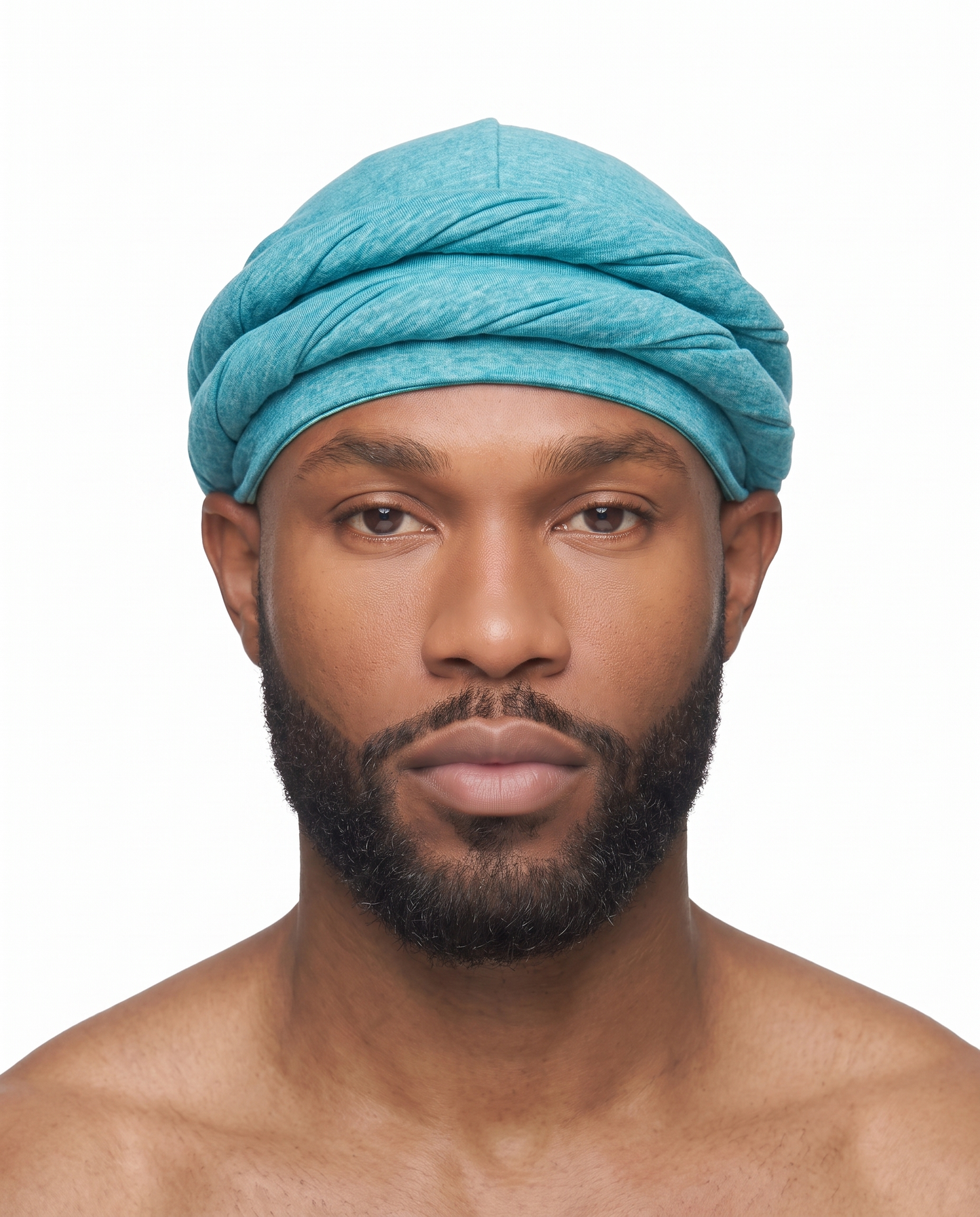 Turquoise men's halo turban