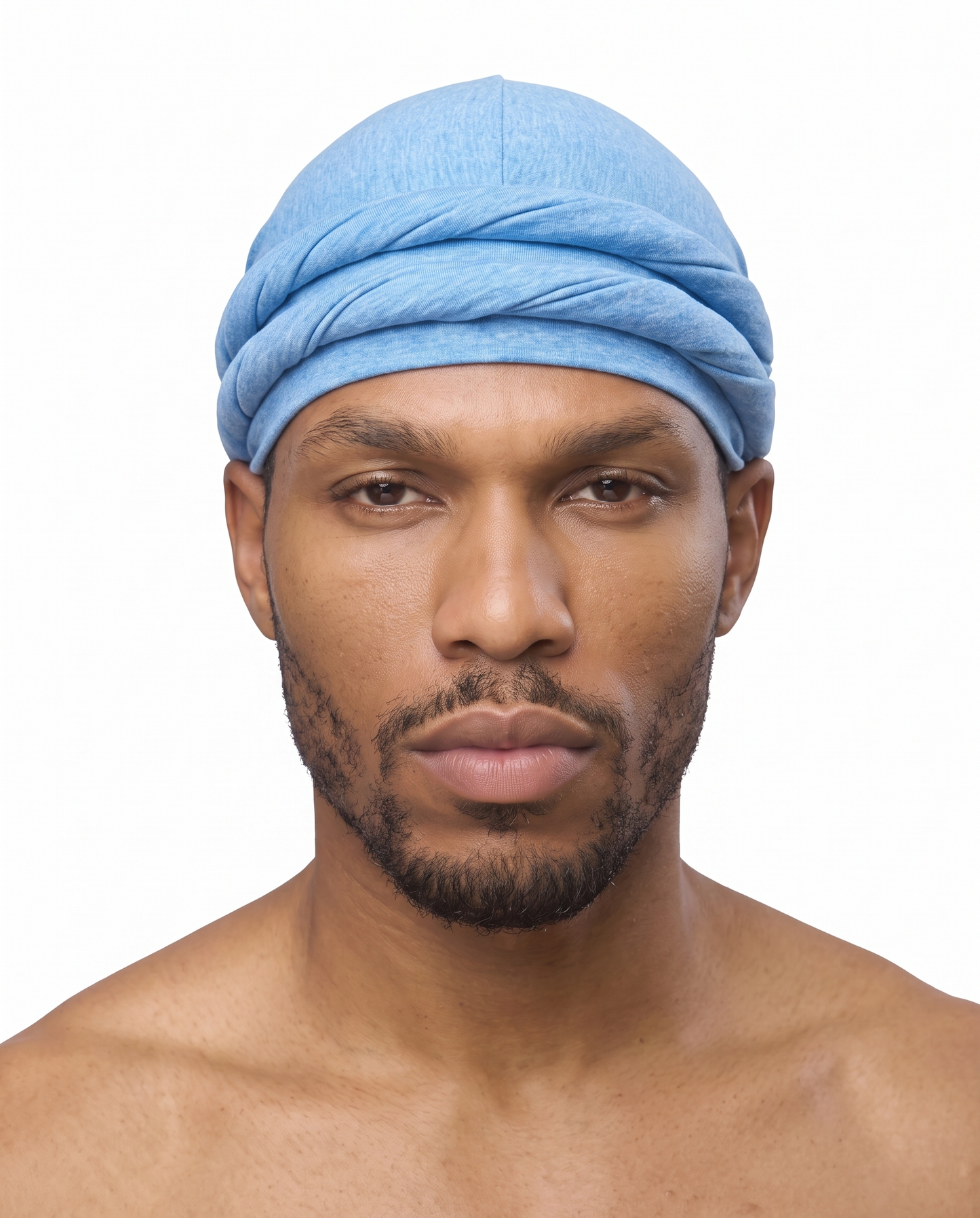 Light Blue men's halo turban