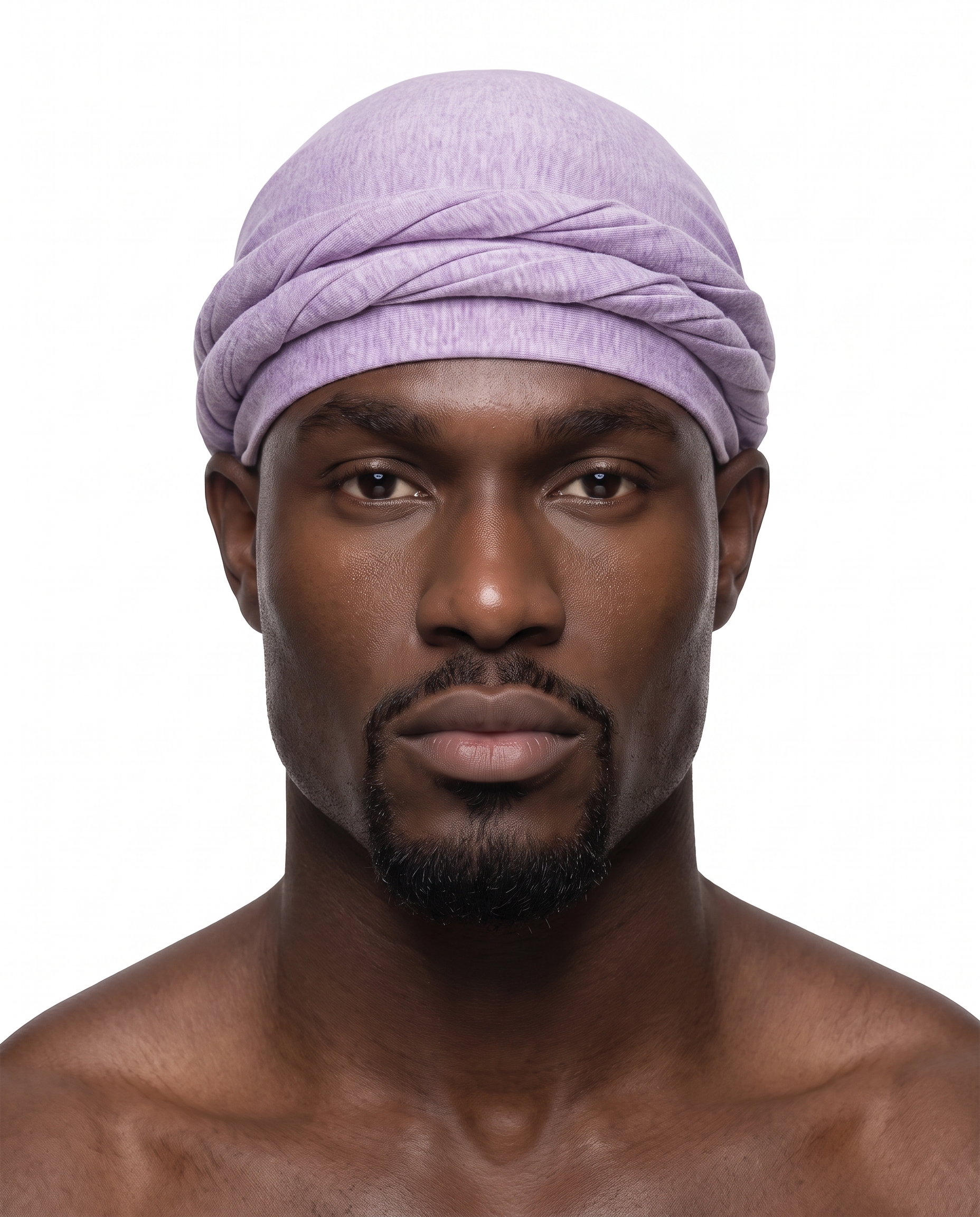Lilac men's halo turban