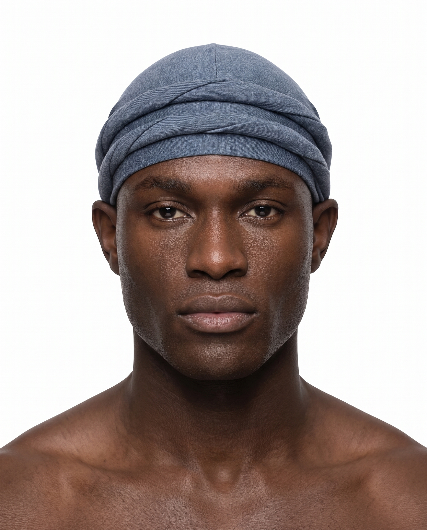Steel Blue men's halo turban