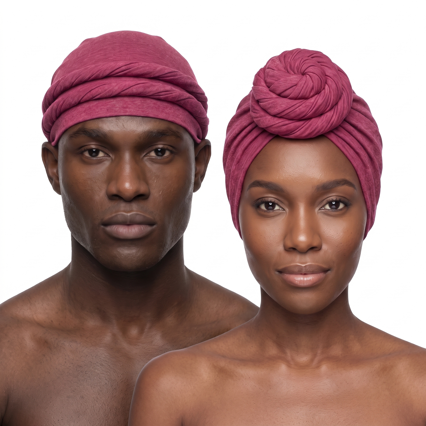 Berry Turban and Knot Pro bundle - his and hers - JagRags