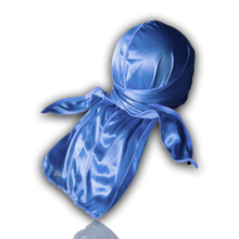 Athletic Blue Silky Durag