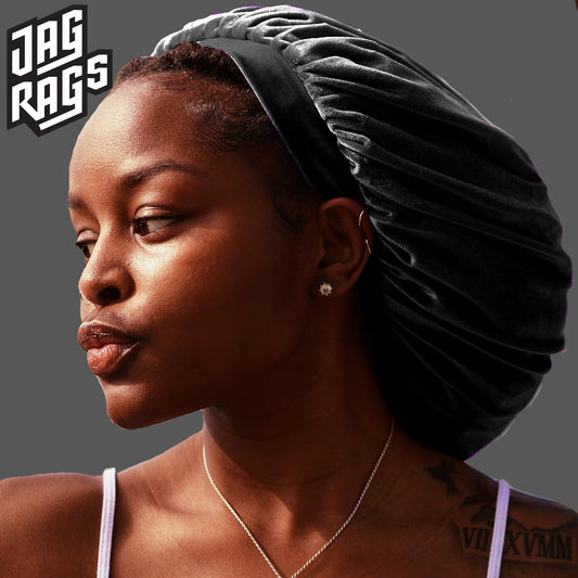 Velvet "Black" Bonnet - shopjagrags