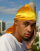 Premium Silk Durag Butterscotch Yellow