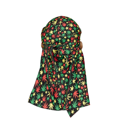 “Rasta” Satin Silky Durag