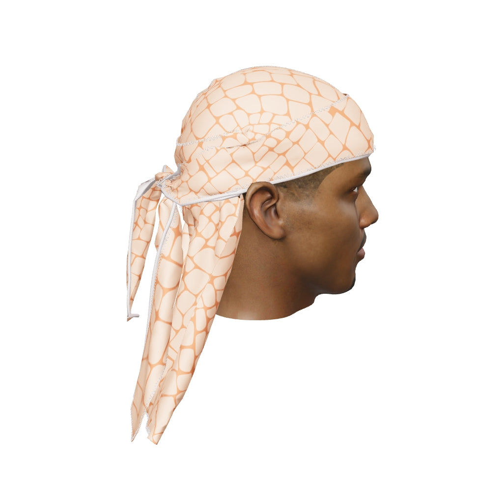 “Croc Peach” Satin Silky Durag