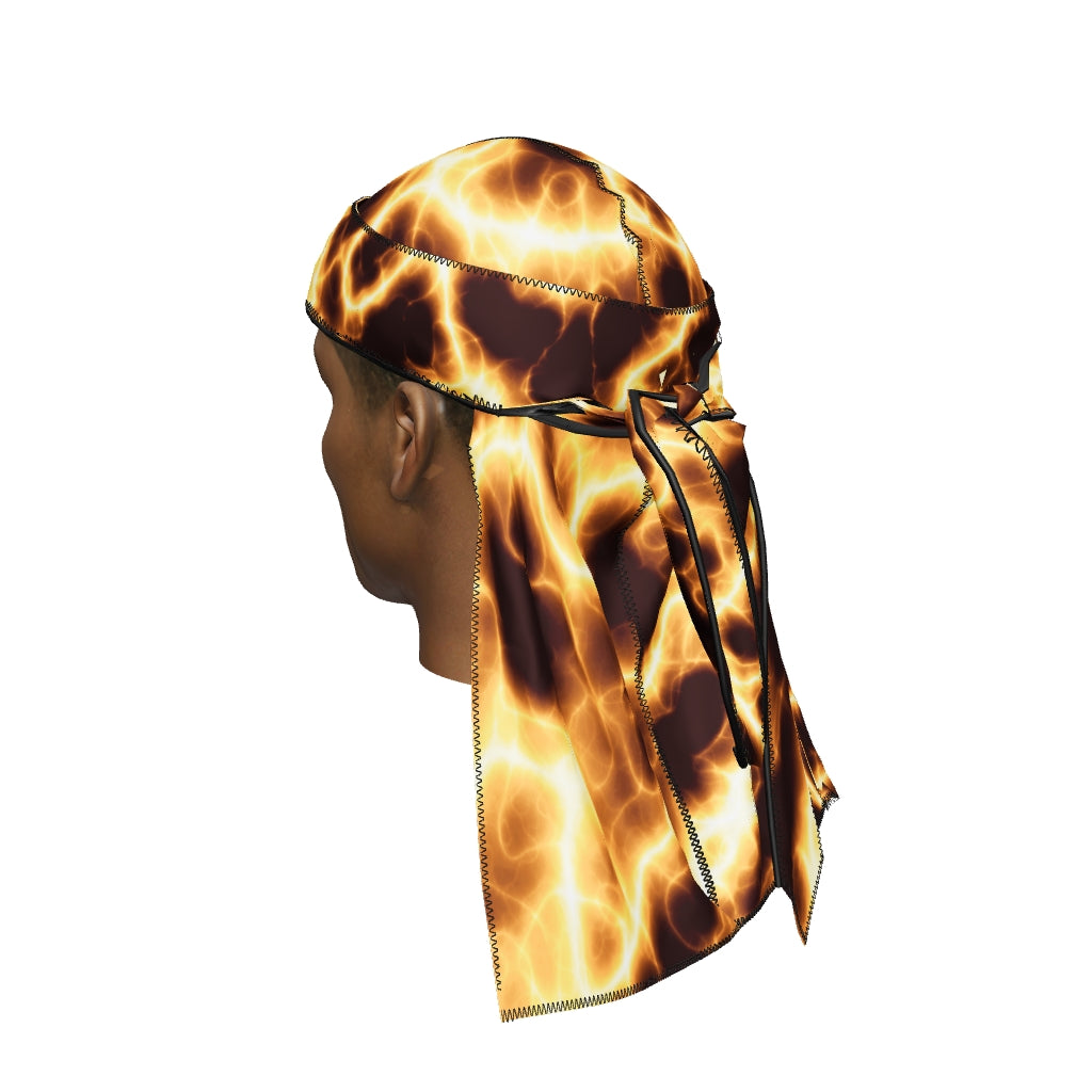 “Voltage Yellow” Satin Silky Durag