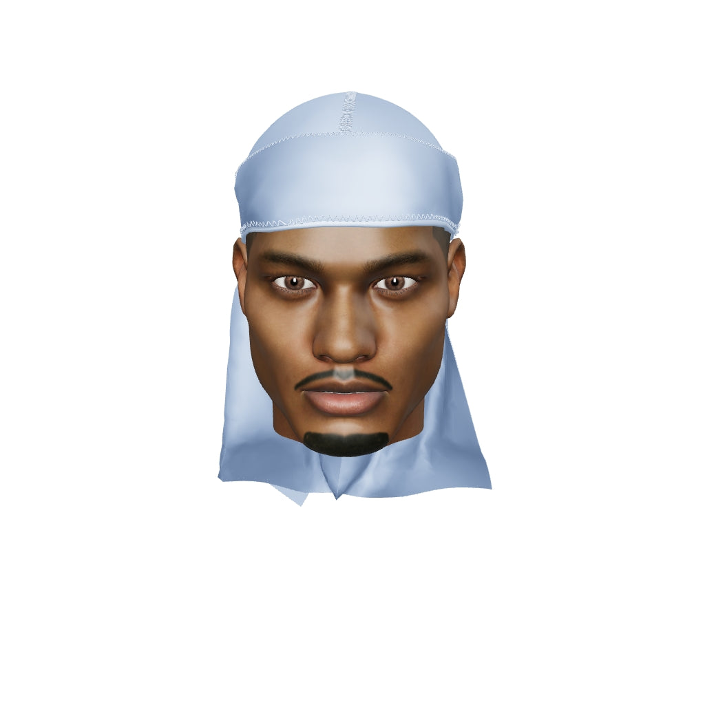 “Light Blue” Athletic Spandex Durag