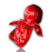 Athletic Red Silky Durag