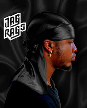 "Black" Stretchy Silky JagRag - shopjagrags