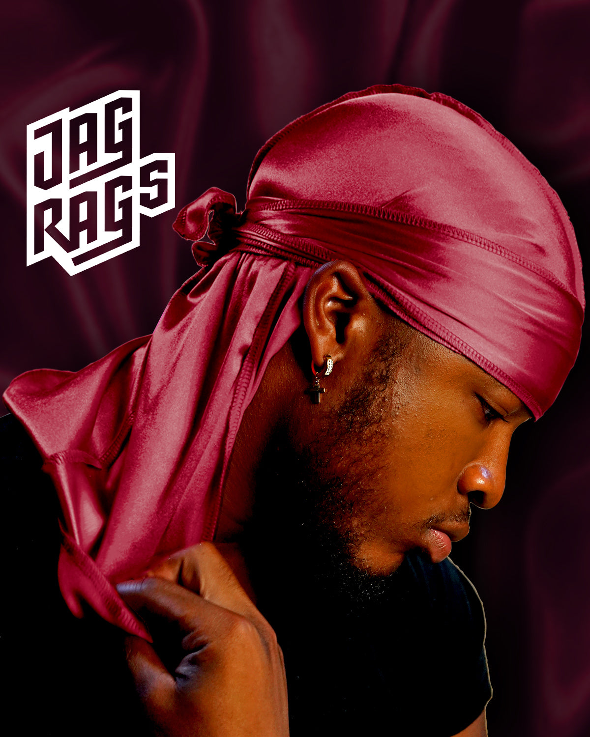 "Coral" Stretchy Silky JagRag - shopjagrags
