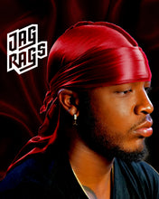 "Red" Stretchy Silky JagRag - shopjagrags
