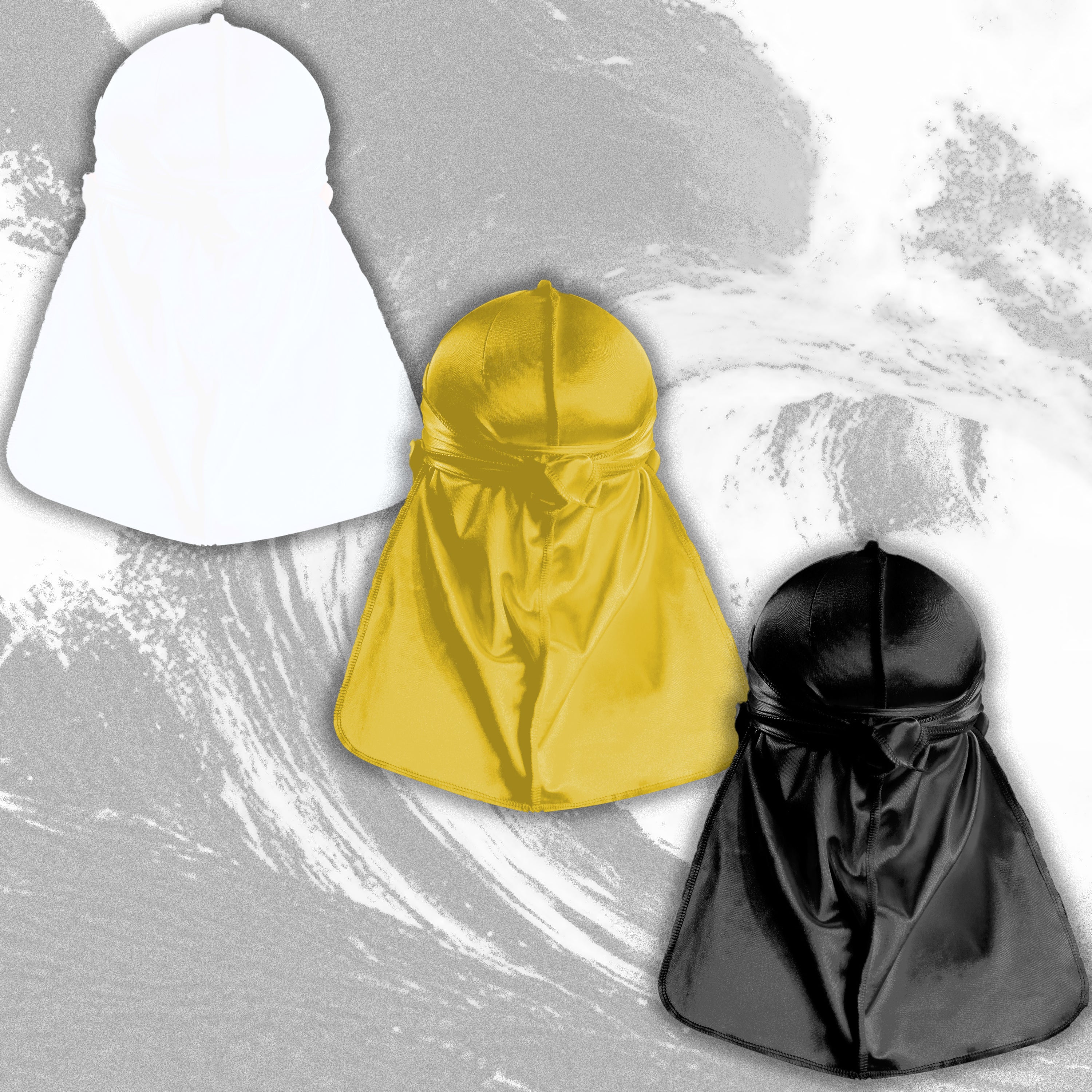 Premium Silk Durag Bundle Gold