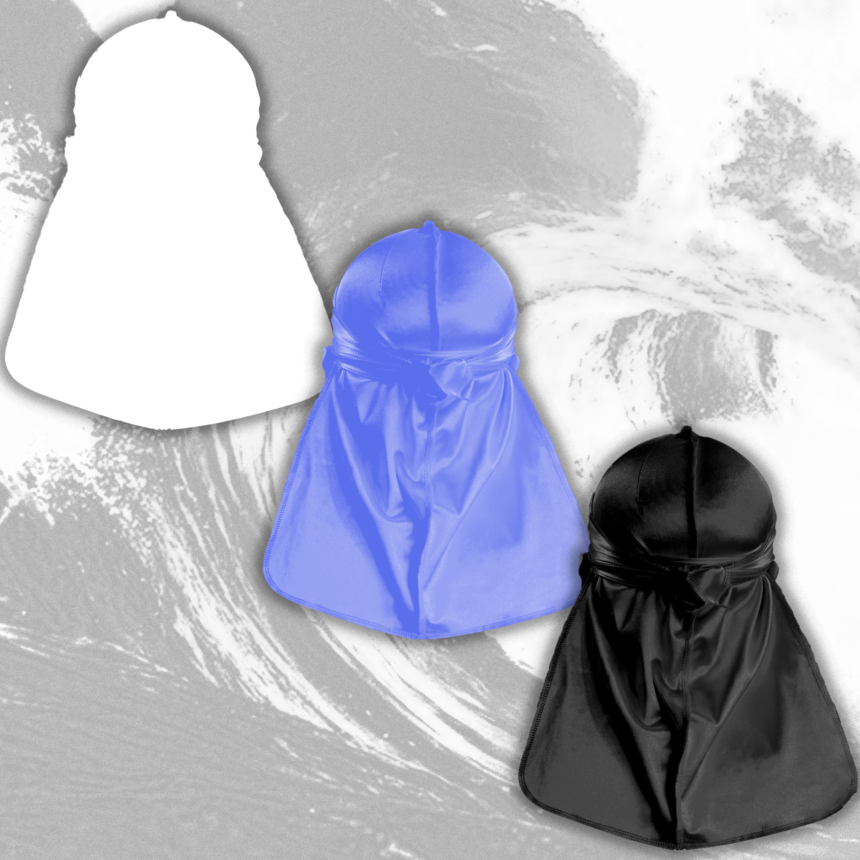 Premium Silk Durag Bundle Midnight Blue