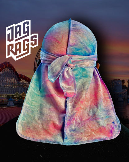 Tye-Dye "BubbleGum" Velvet JagRags - shopjagrags