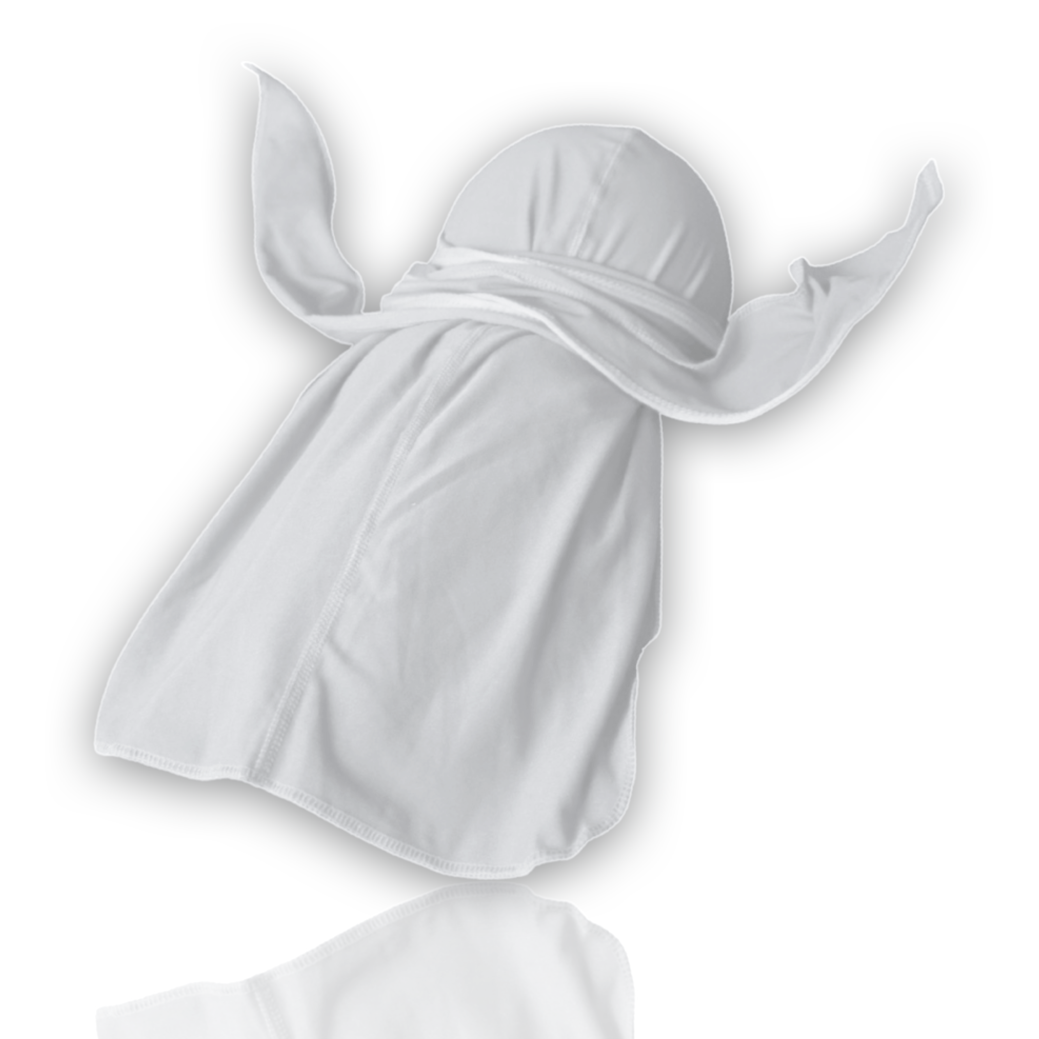 “White” Athletic Spandex Durag