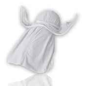 “White” Athletic Spandex Durag