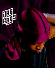 "Black Cherry" Stretchy Silky JagRag - shopjagrags