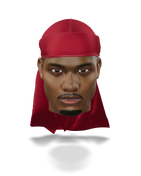 “Burgundy” Athletic Spandex Durag