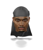 “Dark Grey”Athletic Spandex Durag