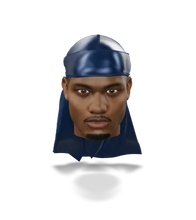 Athletic Navy Blue Silky Durag