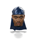 Athletic Navy Blue Silky Durag