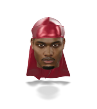 Athletic Dark Red Silky Durag