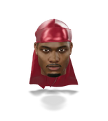 Athletic Dark Red Silky Durag