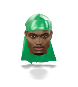 Athletic Green Silky Durag