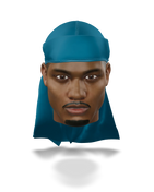“Deep Turquoise” Athletic Spandex Durag