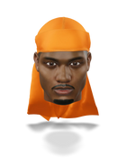“Bright Orange” Athletic Spandex Durag