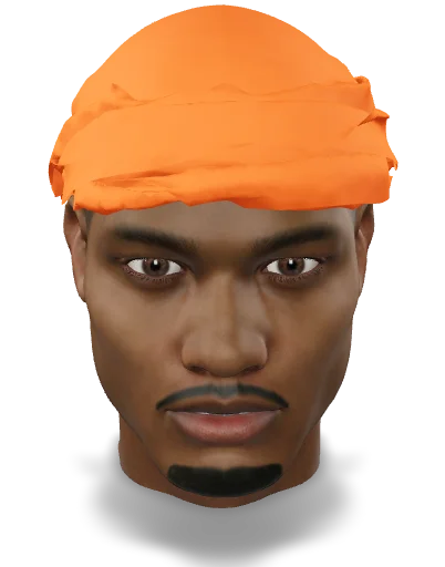Orange Ez HeadWrap T-Shirt Turban