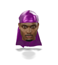 Athletic Purple Silky Durag
