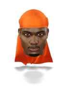 “Orange” Athletic Spandex Durag