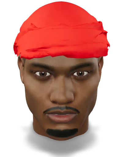 Red Ez HeadWrap T-Shirt Turban