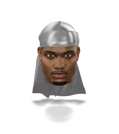 Athletic Silver Grey Silky Durag