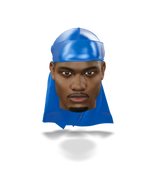 Athletic Blue Silky Durag