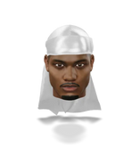 Athletic White Silky Durag